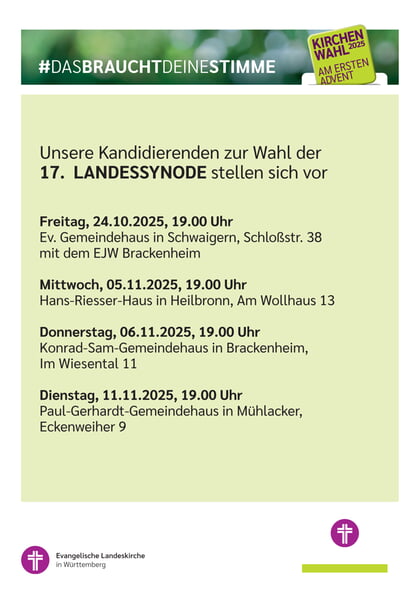 Kirchenwahl 2025