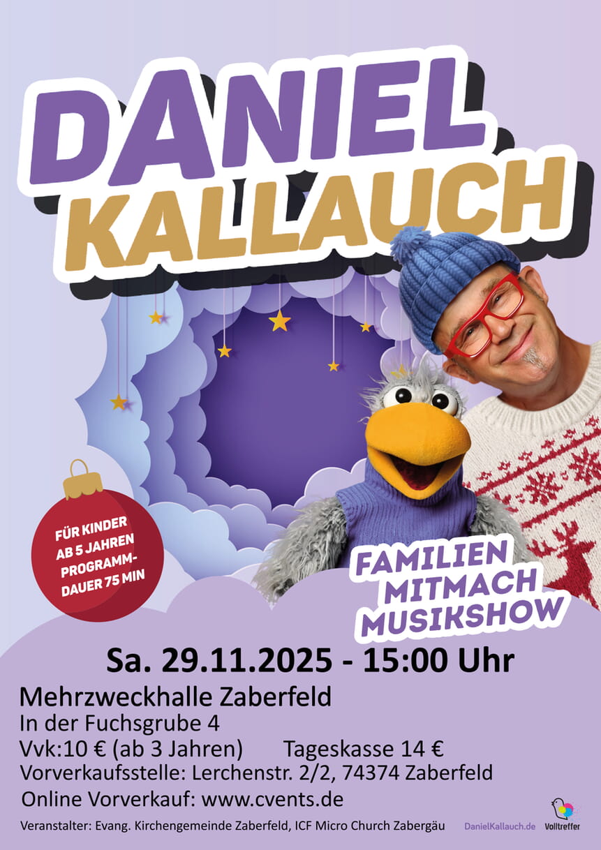 Adventskonzert mit Daniel Kallauch